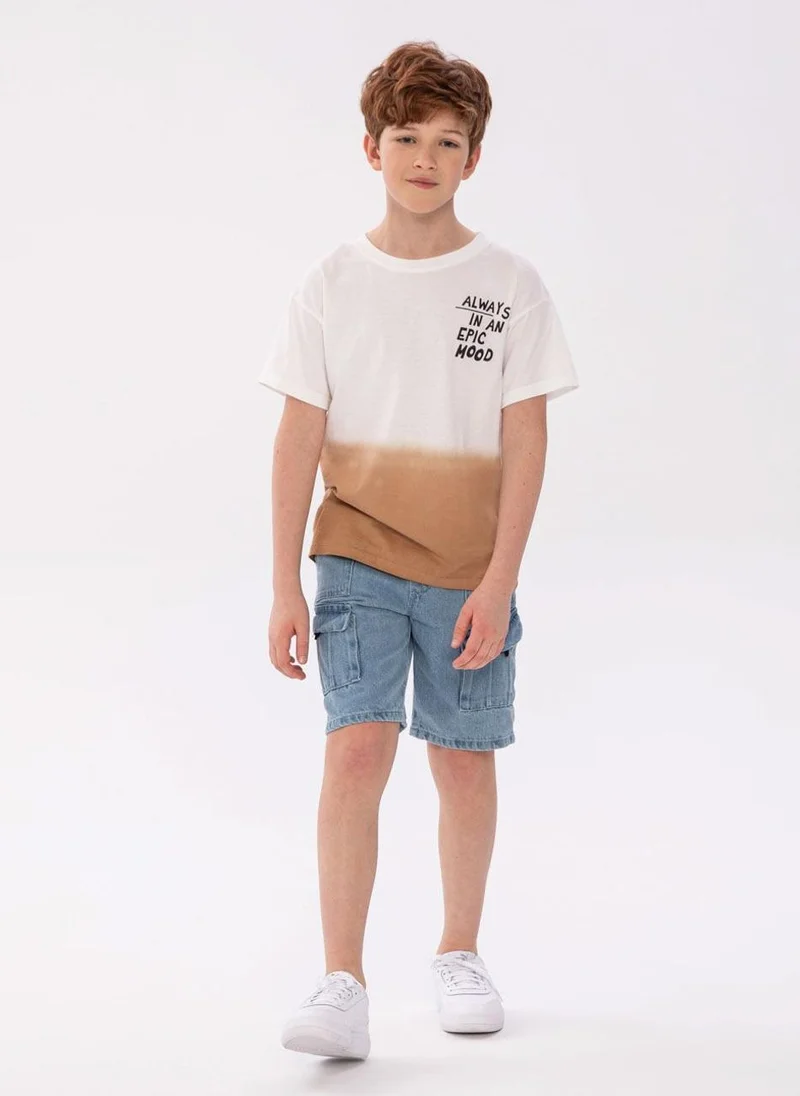 مينوتي Teen Boys Denim Combat Short