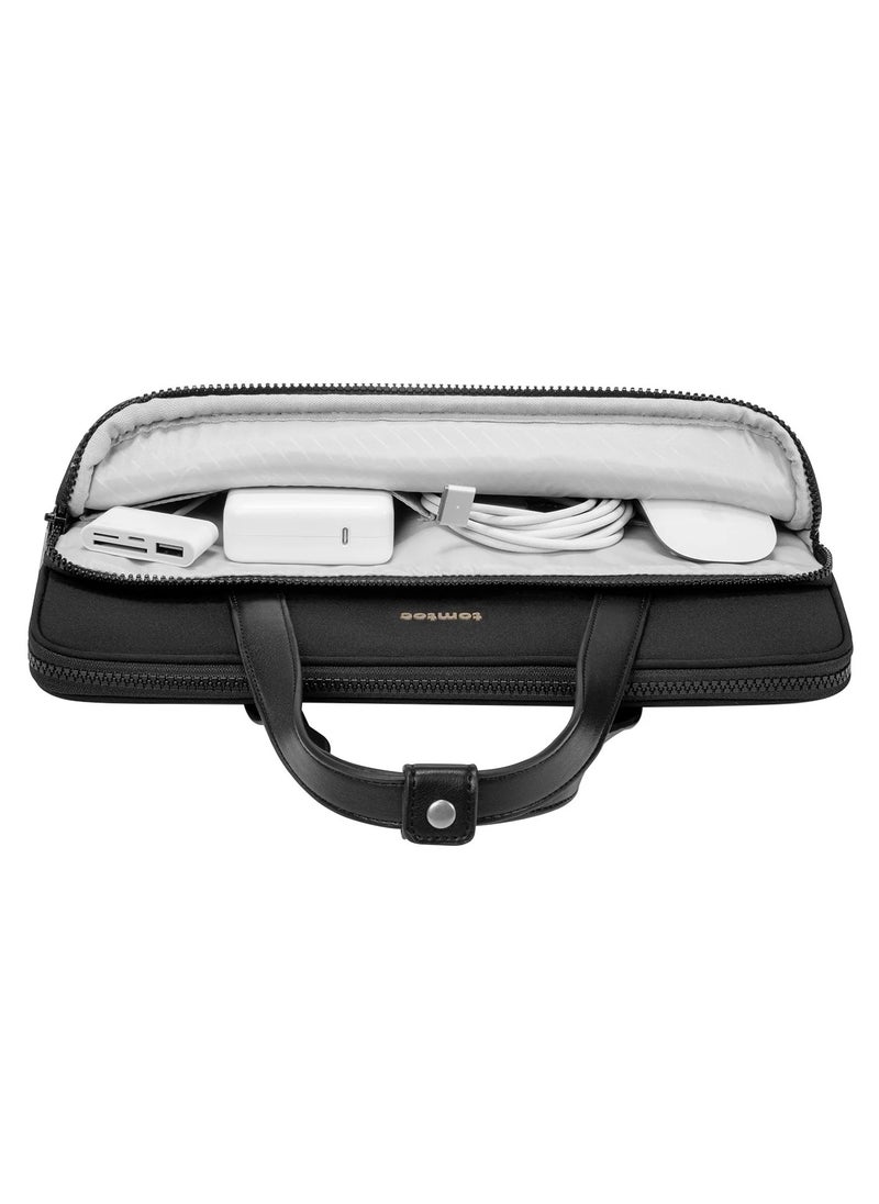 Tomtoc Versatile-A12 Laptop Shoulder Bag for 13.5-14 inch MacBook Pro M4/M3/M2/M1 Water-Resistant Eco-Friendly Laptop Accessory Sleeve Bag  - Image 4