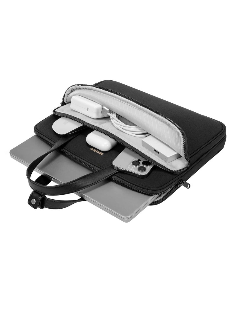 Tomtoc Versatile-A12 Laptop Shoulder Bag for 13.5-14 inch MacBook Pro M4/M3/M2/M1 Water-Resistant Eco-Friendly Laptop Accessory Sleeve Bag  - Image 5