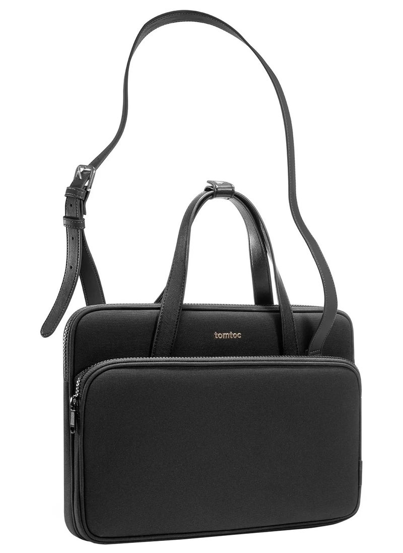 Tomtoc Versatile-A12 Laptop Shoulder Bag for 13.5-14 inch MacBook Pro M4/M3/M2/M1 Water-Resistant Eco-Friendly Laptop Accessory Sleeve Bag  - Image 3