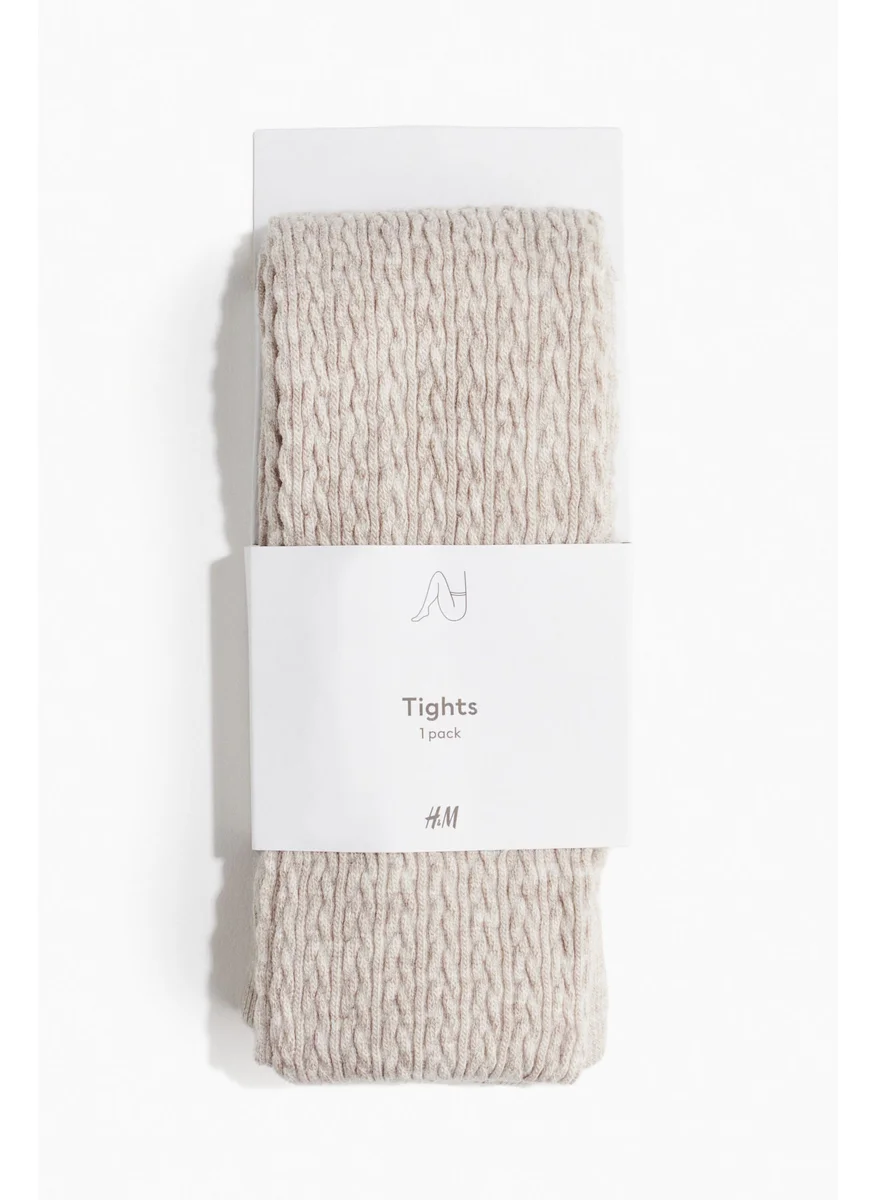 H&M Cable-Knit Tights
