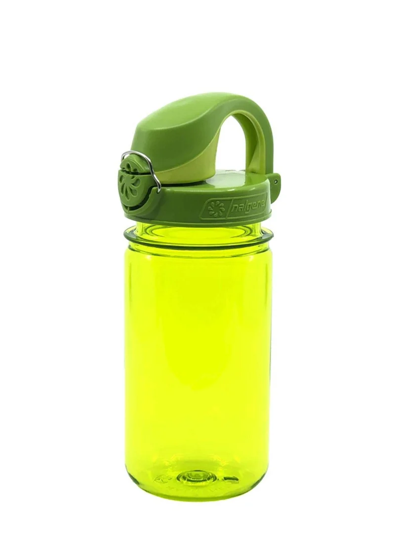 نالجين زجاجة Nalgene USA Kids OTF Tritan Renew سعة 350 مل باللون الأخضر الربيعي مع غطاء Sprout Sustain