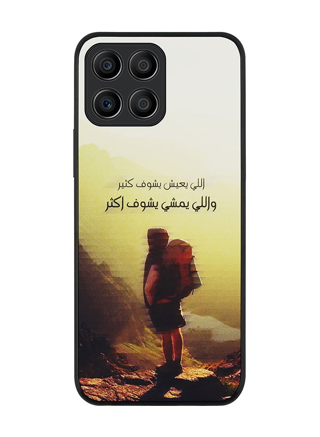 Stylizedd Rugged Black edge case for Honor X6 Slim fit Soft Case Flexible Rubber Edges Anti Drop TPU Gel Thin Cover - Walk Further - Image 1