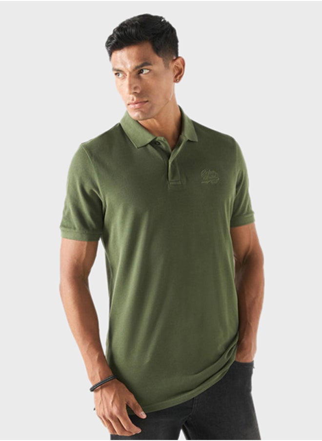 Ecko Unltd. تي شيرت بولو بأكمام قصيرة مزين بالشعار  - Image 1