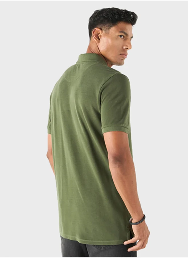 Ecko Unltd. Logo Detailed Short Sleeve Polo Shirt