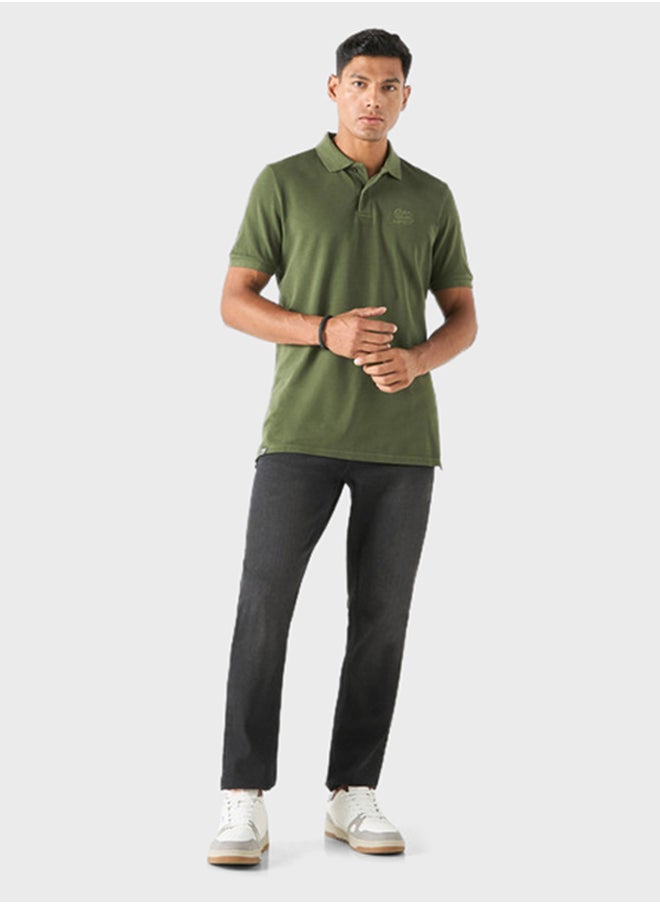 Ecko Unltd. تي شيرت بولو بأكمام قصيرة مزين بالشعار  - Image 4