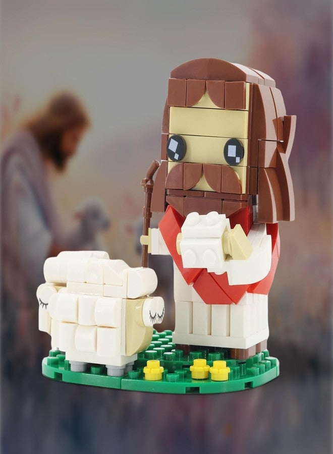 RWSEFK Jesus Building Blocks Set, Religious Creative Toys, Nativity and Bible Themed Toys, Bedroom and Living Room Decorations, Gifts for Christians and Catholics - Image 3