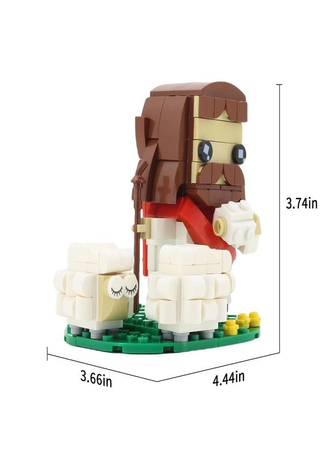 RWSEFK Jesus Building Blocks Set, Religious Creative Toys, Nativity and Bible Themed Toys, Bedroom and Living Room Decorations, Gifts for Christians and Catholics - Image 4