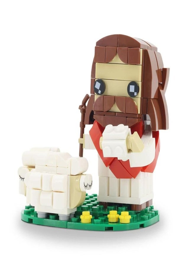RWSEFK Jesus Building Blocks Set, Religious Creative Toys, Nativity and Bible Themed Toys, Bedroom and Living Room Decorations, Gifts for Christians and Catholics - Image 1