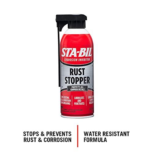 STA-BIL Rust Stopper - Anti-Corrosion Spray and Antirust Lubricant - Prevents Car Rust, Protects Battery Terminals, Stops Existing Rust, Rust Preventative Coating - 13 Oz (22003) - Image 2