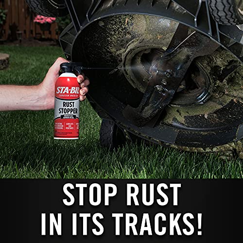 STA-BIL Rust Stopper - Anti-Corrosion Spray and Antirust Lubricant - Prevents Car Rust, Protects Battery Terminals, Stops Existing Rust, Rust Preventative Coating - 13 Oz (22003) - Image 4