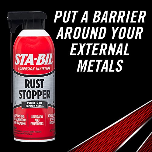 STA-BIL Rust Stopper - Anti-Corrosion Spray and Antirust Lubricant - Prevents Car Rust, Protects Battery Terminals, Stops Existing Rust, Rust Preventative Coating - 13 Oz (22003) - Image 5