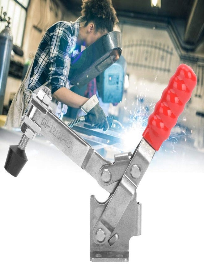Walfront Quick Toggle Clamp, 304 Stainless Steel Hand Tool Welding Fixture 227KKG GH-12130-SS - Image 5