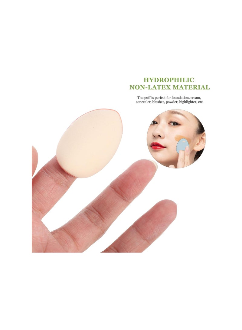 BEAUTY PLUS وسادة أصابع، 10 قطع وسادة بودرة أصابع صغيرة لأساس المكياج، خافي العيوب، أدوات تجميلية للمكياج - Image 5