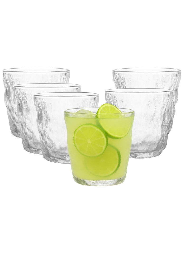 Home zone 6-Piece Thickened Heat Insulation Glass Set Clear - Image 1
