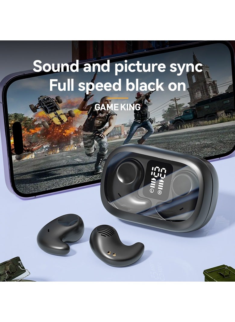 JBLTM - Sleep Hidden Headphones Wireless Bluetooth Invisible Earbuds for Sleeping Sleep Tiny Earbuds for Side Sleepers Headphone to Sleep in Tiny Smallest Invisible Earbuds Earphones for Sleeping - Image 1