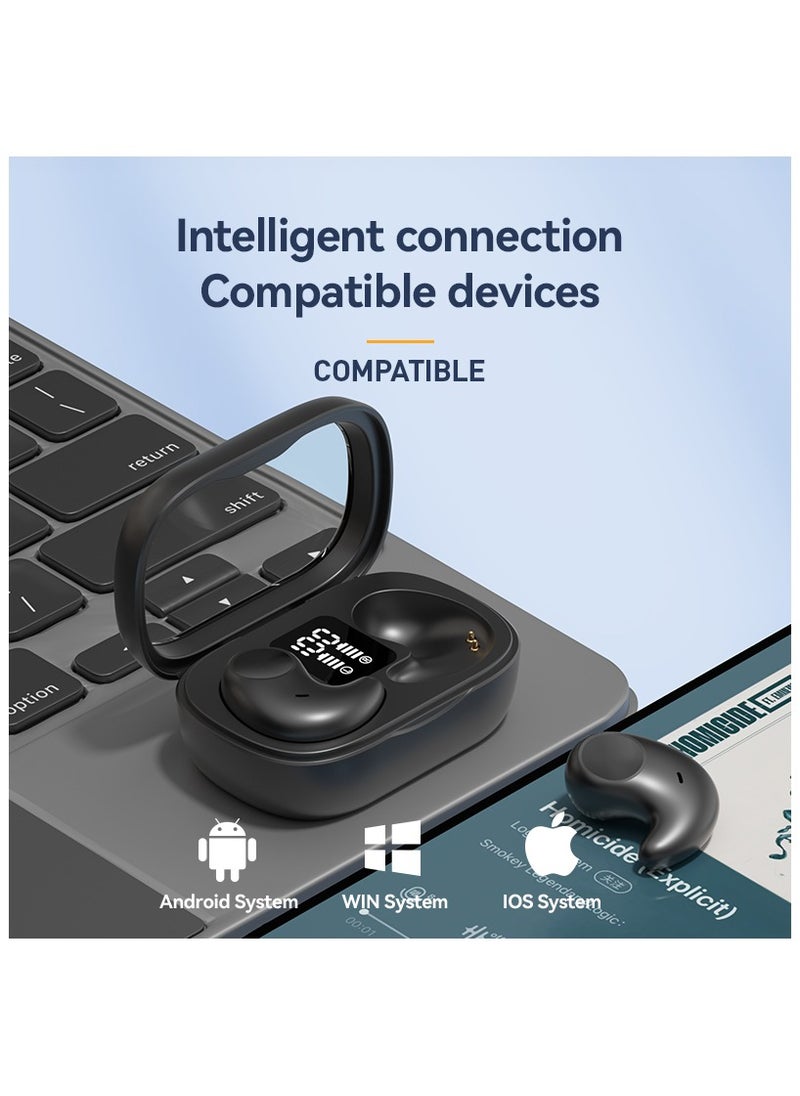 JBLTM - Sleep Hidden Headphones Wireless Bluetooth Invisible Earbuds for Sleeping Sleep Tiny Earbuds for Side Sleepers Headphone to Sleep in Tiny Smallest Invisible Earbuds Earphones for Sleeping - Image 1