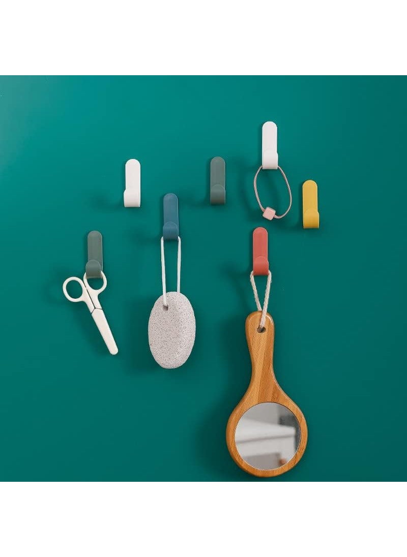 GODFLY GODFLY Wall Hook AdhesiveHooks for Wall Adhesive Hooks for Wall Heavy Duty self Adhesive Hook Wall hangings Kitchen Accessories Items Clothes Hanging Sticky Photo Frame Hangers 18 PCS  - Image 2