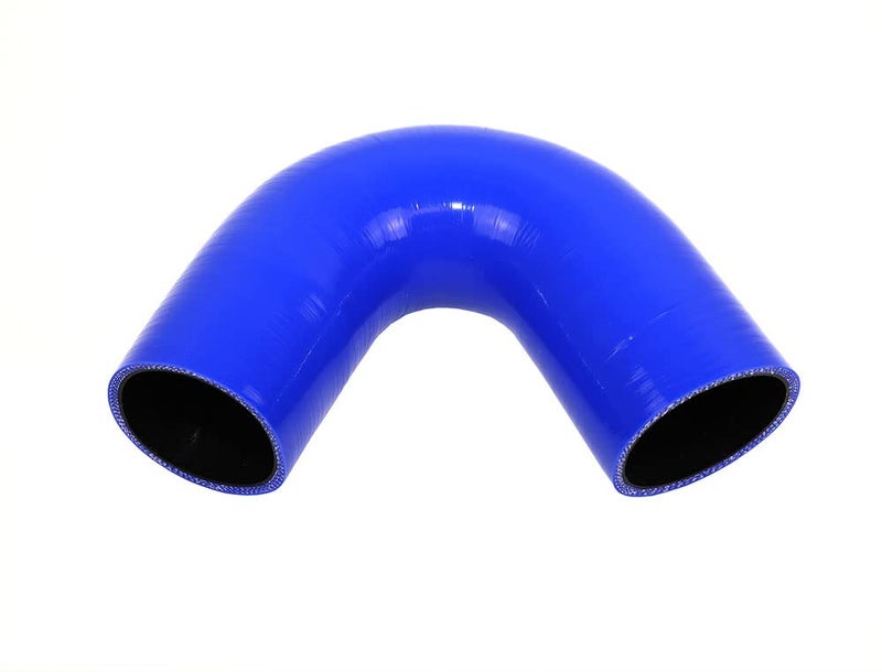 TenkeAuto High Performance 4-Ply Reinforced 2.5" ID 135 Degree Elbow Coupler Silicone Hose Turbo/Intercooler/Piping (BLUE 2.5'') - Image 4