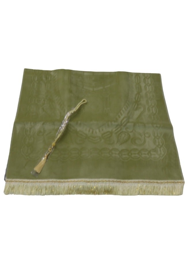 سمارت هوم سجادة صلاة اسلامية مع مسبحة ، سجادة صلاة اسلامية ناعمة ، شرشف صلاة ممتاز للرجال والنساء والأطفال - Image 2