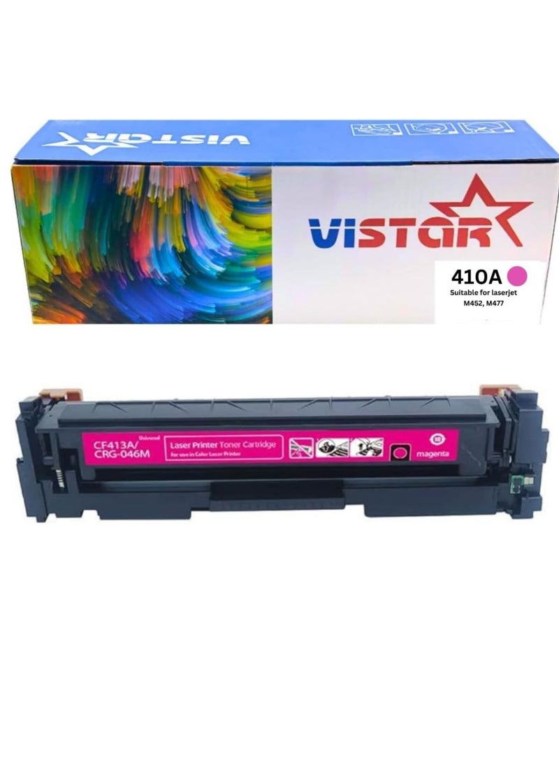 خرطوشة حبر فيستار 410A أرجوانية متوافقة مع طابعات M452 وM477 - إنتاجية عالية | جودة ممتازة
