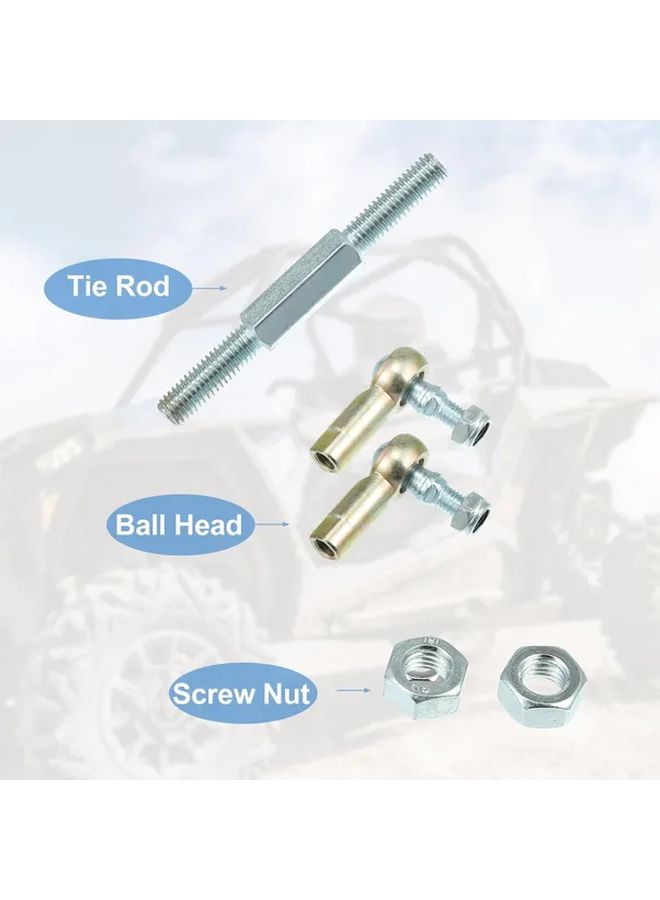 M8 80mm Steering Tie Rod Ball Joint Set For 50cc To 250cc ATV Quad Suspension - Image 4
