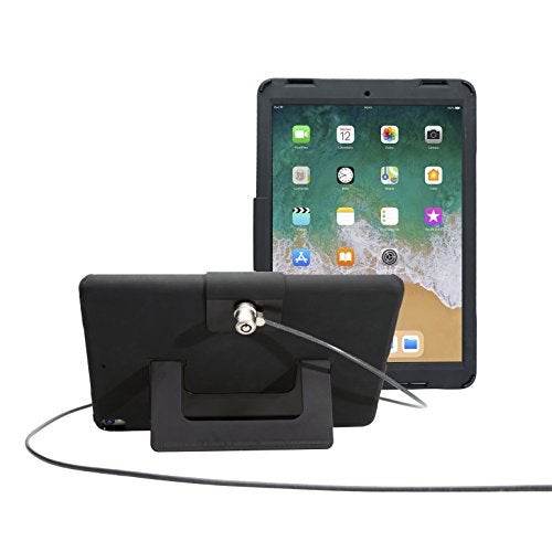 Portable Kickstand Case CTA ImpactResistant Silicone Security Case with Kickstand and AntiTheft Cable for iPad Air 3 and iPad Pro 105 PADSCKT