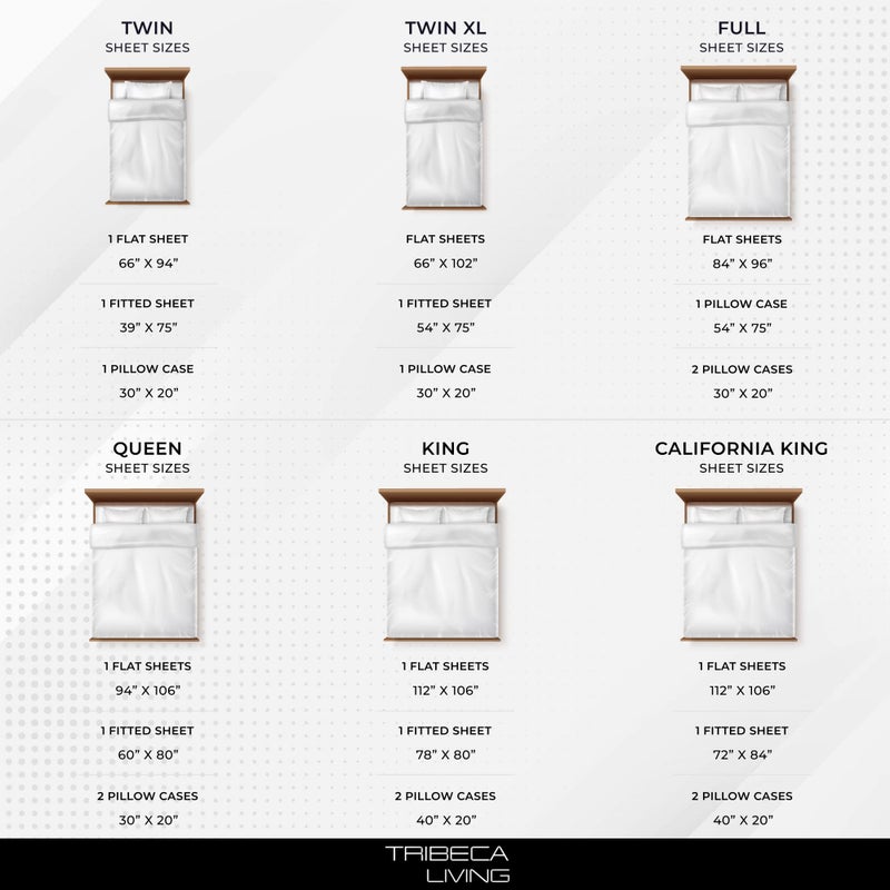 Tribeca Living Deep Pocket Cal King Size Sheet Set - 300 Thread Count Cotton Sateen Sheets with 22" Extra Deep Pockets, Oeko-Tex Certified, 4 Piece Bedding Set in Vernazza Blue Print - Image 2