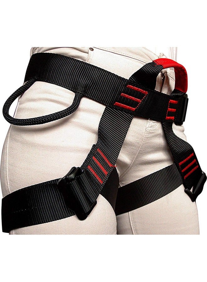 ISOP Half Body Climbing Belt With Lanyard - Stranded Size - Tree Climbing, Outdoor Activities, Training - Adjustable - Slotted Buckles - Image 1