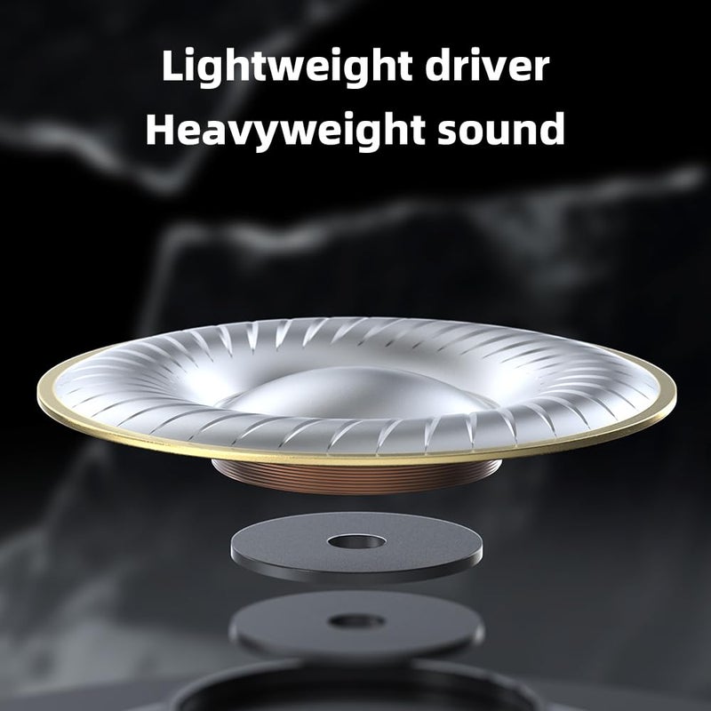 FiiO JadeAudio JT1 Professional Studio Headphones for Recording Gaming Headset with Microphone, 50mm Diaphragms, Hi-Res Music Studio Headset - Image 4