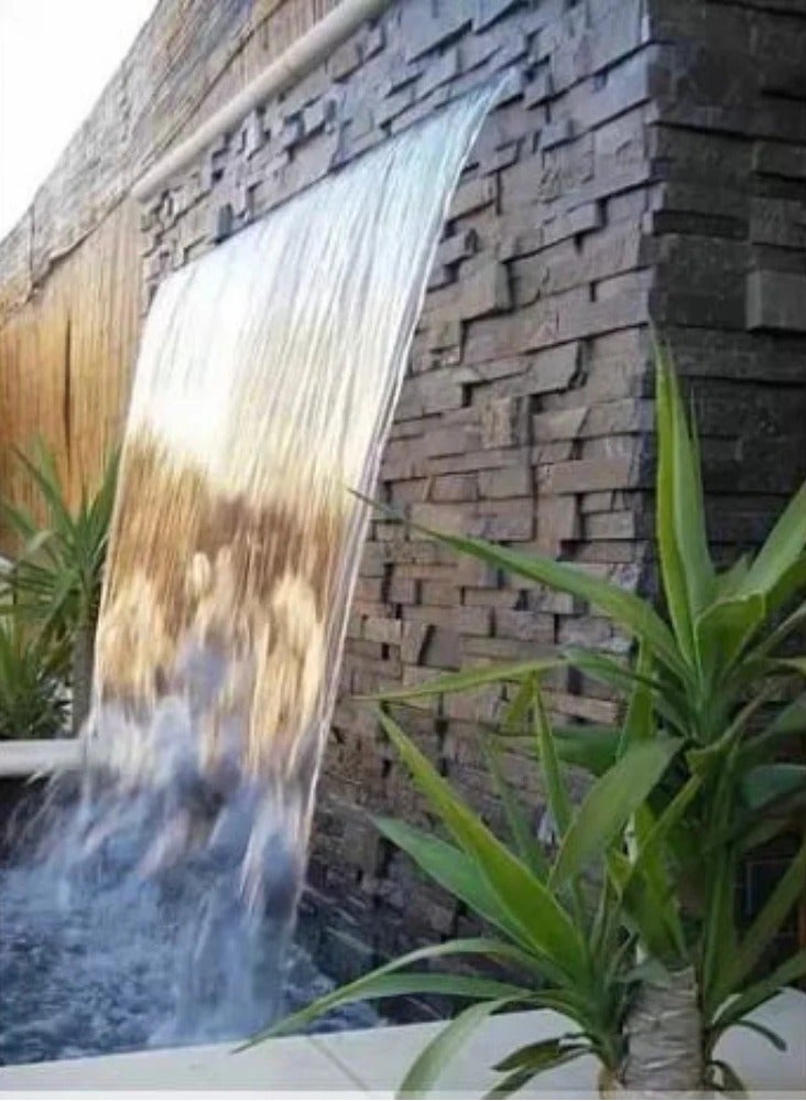 Radiant Stainless Steel Waterfall Estuary Open Wall Free without light - Image 1