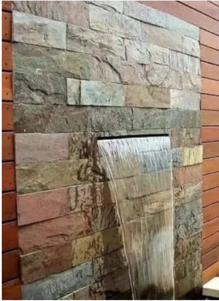 راديانت - مصب شلال ستانلس ستيل مفتوح جدارى حر ( بدون اضاءة ) - Image 1