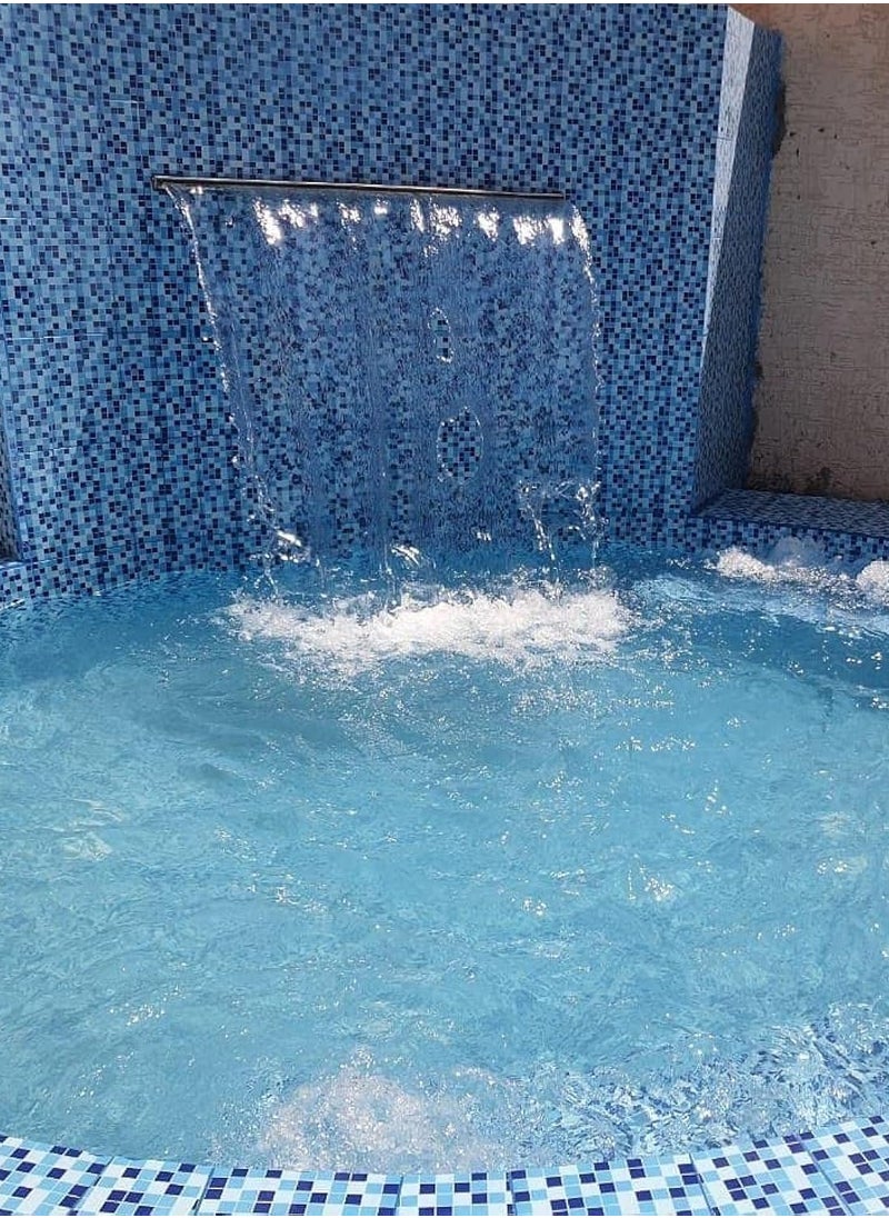 راديانت - مصب شلال ستانلس ستيل مفتوح جدارى حر ( بدون اضاءة ) - Image 1