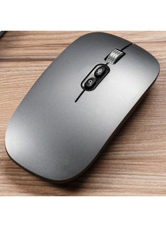 M103 1600DPI 5 Keys 2.4G Wireless Mouse Charging Ai Intelligent Voice Office Mouse, Support 28 Languages(Gray)