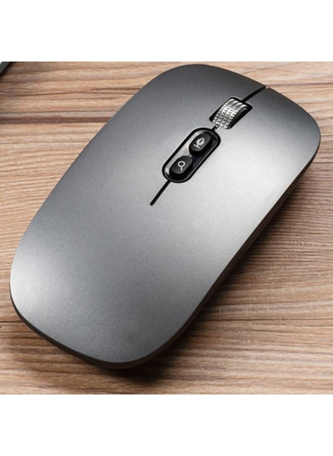 NIBEMINENT - M103 1600DPI 5 Keys 2.4G Wireless Mouse Charging Ai Intelligent Voice Office Mouse, Support 28 Languages(Gray) - Image 1