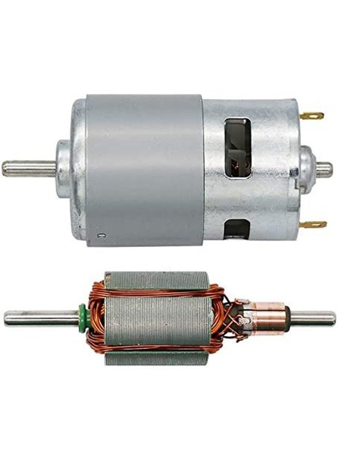 MVAQKLM  - Micro DC 12V-24V 10000RPM 795 Motor Ball Bearing Large Torque High Power Low Noise Brushed DC Motor Driver for Electrical Tools DIY - Image 1