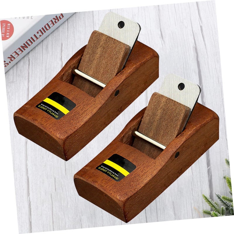 Wood Planer Hand Tool 2 Pieces Woodworking Planer Set For Beginners Easy To Use - Image 4