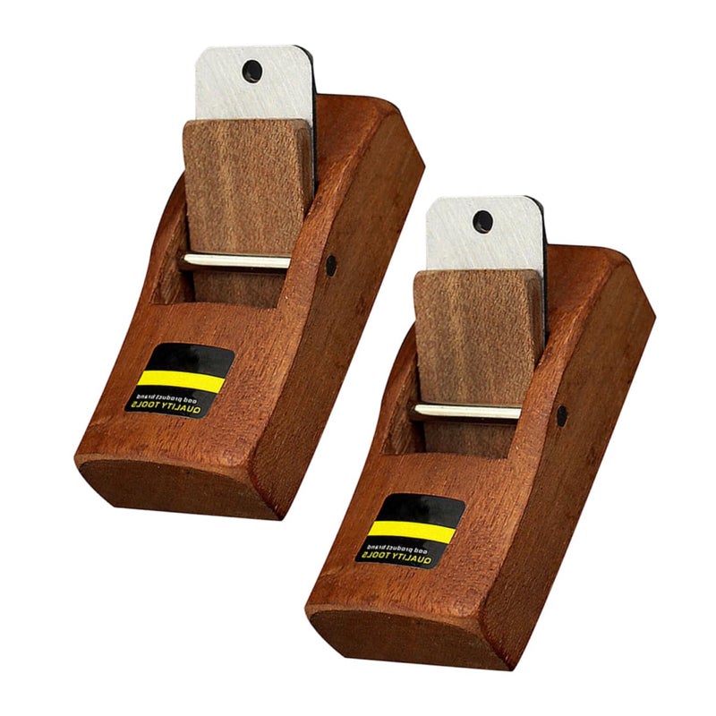 Wood Planer Hand Tool 2 Pieces Woodworking Planer Set For Beginners Easy To Use - Image 2