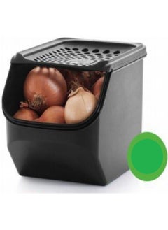 Tupperware Onion Garlic Storage Container 3l Black  - Image 1