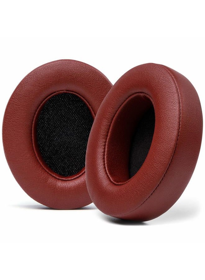 WC Wicked Cushions Replacement Ear Pads for Beats Studio 2 & 3 (B0501, B0500) Wired & Wireless | Does NOT Fit Beats SOLO | Softer PU Leather, Enhanced Foam & Stronger Adhesive | Burgundy - Image 1