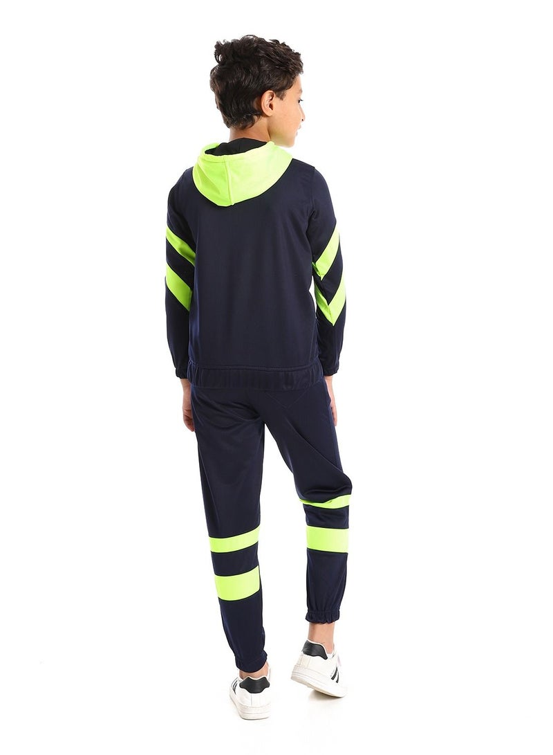Caesar Boys Training Suit With Pocket. - Image 4