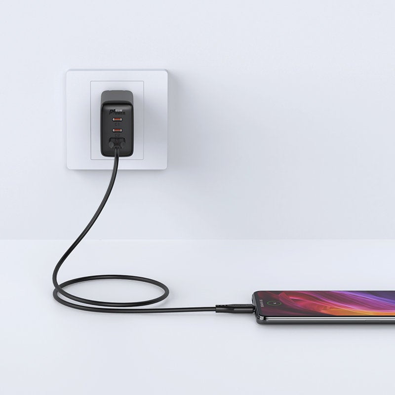 ACEFAST C3-09 USB-A To Micro-USB 2.4A TPE Charging Data Cable 1.2M - Black - Image 3