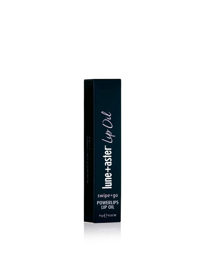 Lune+Aster LUNE + ASTER Powerlips Lip Oil | Non-Tinted Lip Oil Adds Shine And Deep Hydration - Clear - Image 3