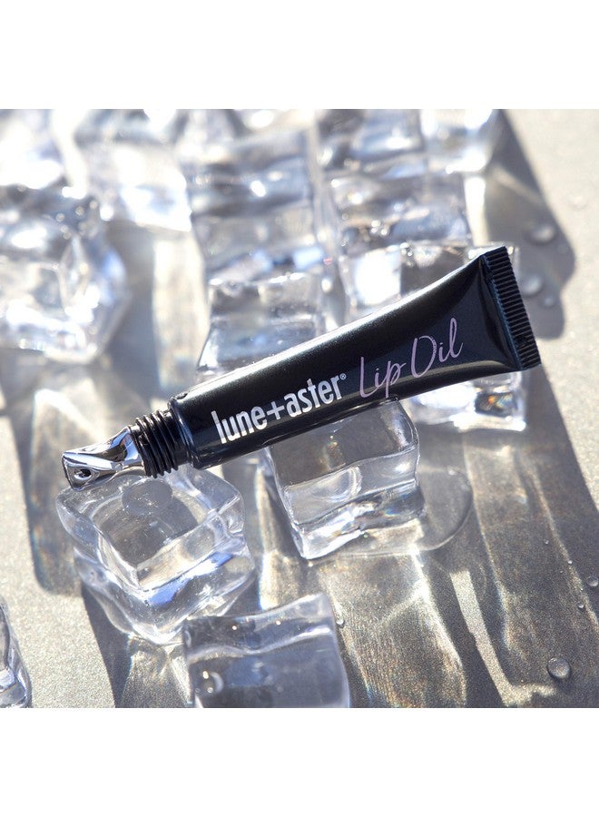 Lune+Aster LUNE + ASTER Powerlips Lip Oil | Non-Tinted Lip Oil Adds Shine And Deep Hydration - Clear - Image 5