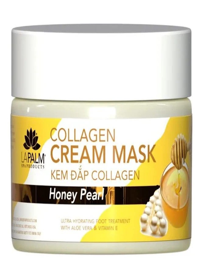 La Palm Spa Products Collagen Cream Mask - Honey Pearl 12oz - Image 1