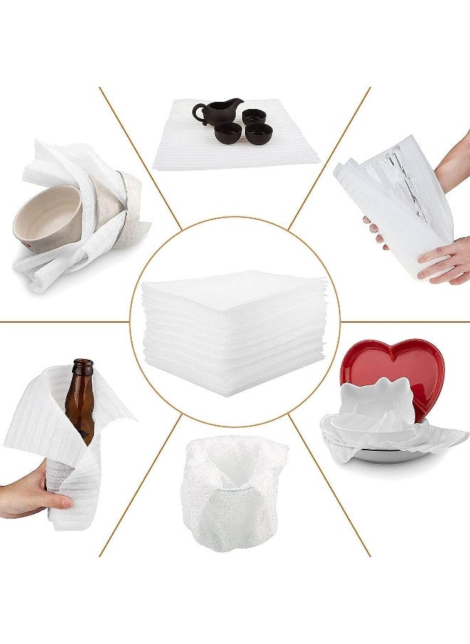 Biella - Cushioning Pu Foam Sheet Roll White Pu Wrapping For Packaging Fragile Items, Shipping, Mailing, Packing And Moving Supplies (2 METER & 1PCS CLEAR TAPE) - Image 1