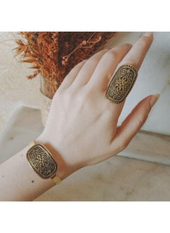 Set Women Bracelet And Ring Handmade - 2 Pieces