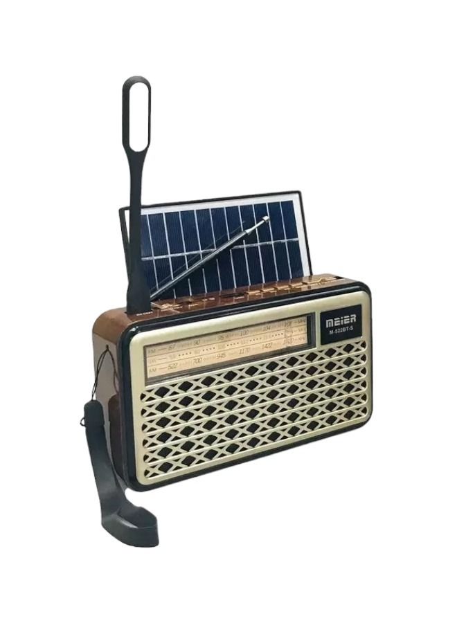 ماير راديو يعمل بالطاقة الشمسية FM AM SW 3 نطاقات USB/TF - Image 1