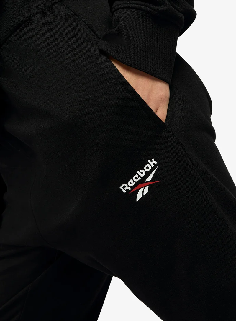 Reebok Black Id Small Logo French Terry Pant for Women | Best Price UAE