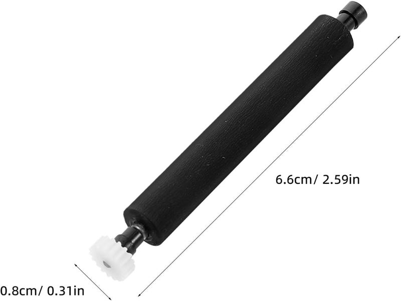 Press Roller Shaft for Thermal Printer, Printer Platen Roller Replacement, High-Precision with Gear for Office and Home Printing - Image 2